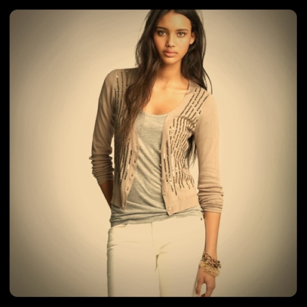 J. Crew Sequin Falls cardigan